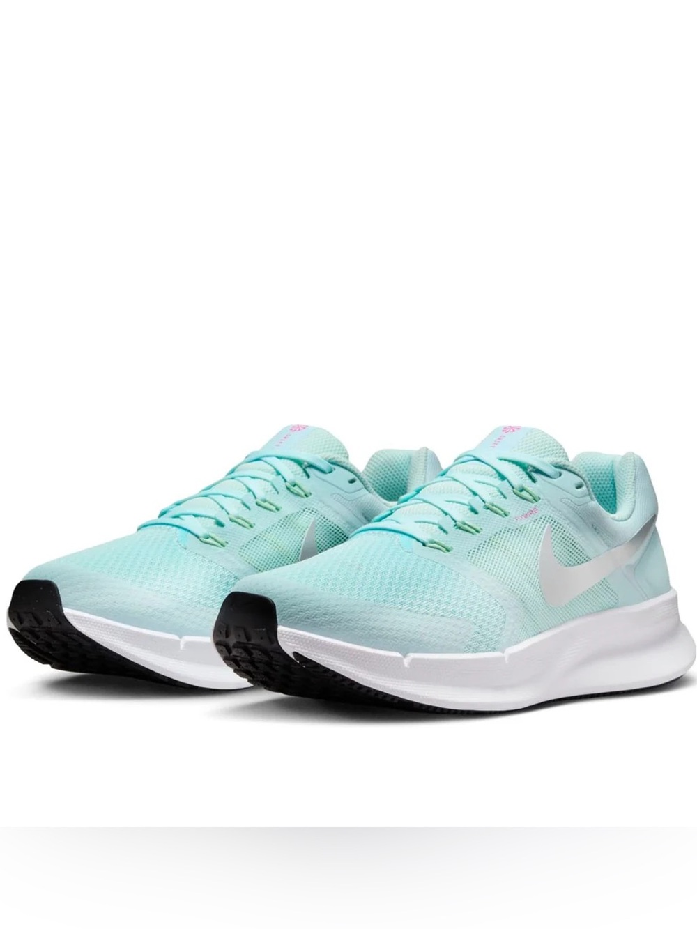 Nike Run Swift 3 'Ice Blue White' Glacier Blue/Metallic Silver Sneakers 12 NEW